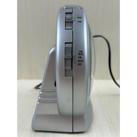 Sonic Alert Analog Alarm Clock with Bed Vibrator‎ Sonic Boom LED WORKING - Picture 4 of 11